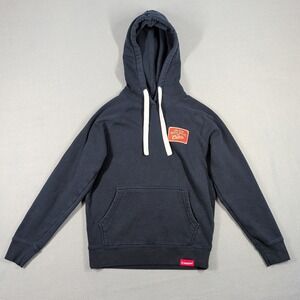 Trek Hoodie Men's XS Navy Blue Graphic CX Cup Battle Among the Cattle